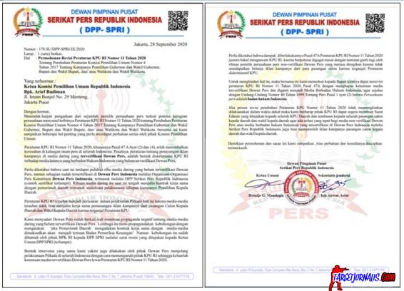 SPRI Layangkan Surat Peringatan, KPU Seharusnya Berpikir Realistis Soal Pers