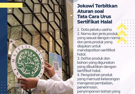 Jokowi Terbitkan Aturan Soal Tata Cara Urus Sertifikat Halal