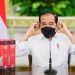 Presiden Jokowi Mengimbau Semua Pihak Tetap Bekerja Keras Agar I Juta Vaksinasi Per Hari Terus Dilakukan