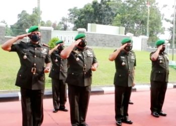 Dandim 0431/Babar Hadiri Peringatan HUT ke-11 Korem 045/Gaya