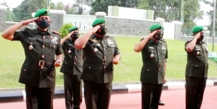 Dandim 0431/Babar Hadiri Peringatan HUT ke-11 Korem 045/Gaya