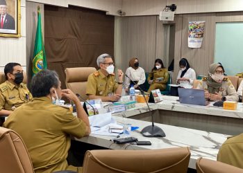 Sukseskan Merdeka Ekspor, Karantina Pertanian Palembang Rapat Koordinasi Bersama Sekda dan OPD Sumsel