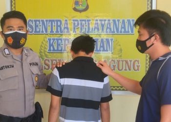 Seorang Tersangka Perampas Handphone di Jalan Islamic Center Ditangkap Polsek Kota Agung