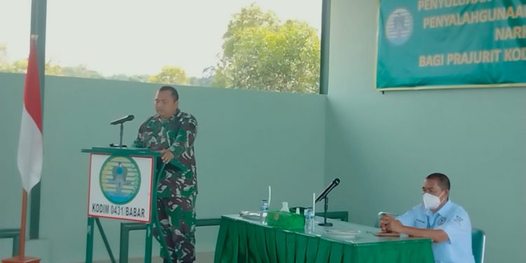 Dandim Membuka Acara P4GN Prajurit Kodim 0431/Babar