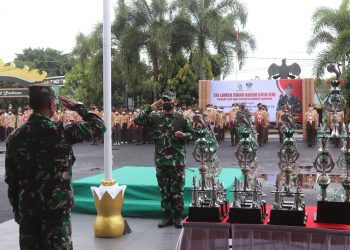 Wakapolres dan Kasi Propam Polres Tuba Cek Langsung Personel Yang Ikut Kegiatan Vaksinasi Covid-19