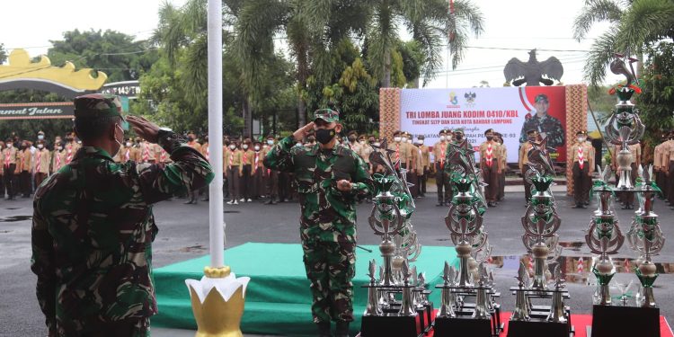 Kolonel Inf Romas Herlandes Secara Resmi Buka Tri Lomba Juang Kodim 0410/KBL