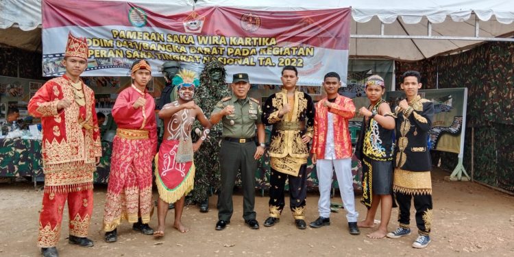 Danramil 431-03/Kelapa Melaksanakan Persiapan Pameran Saka Wira Kartika