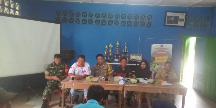 Babinsa Koramil 431-03/Muntok Menghadiri Penetapan Calon Kepala Desa Tahun 2022