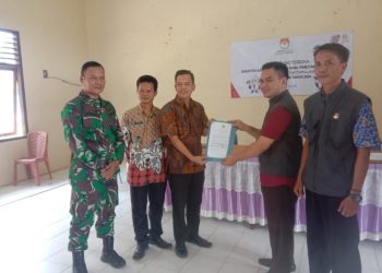Danpos Tempilang Koramil 431-03/Kelapa Hadiri Rapat Pleno Terbuka Rekapitulasi DPHP Tingkat Kecamatan Tempilang