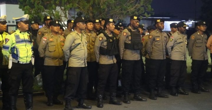 Jelang Pemilu 2024, Polres Merauke Gencar Laksanakan Patroli dan Razia Cipkon