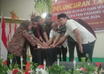KPU Padang Lawas Adakan Tahapan Peluncuran Pemilihan Bupati dan Wakil Bupati