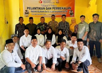 Ketua Panwascam Barsel Lantik 11 Anggota PKD