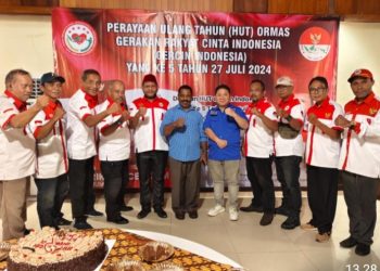Staf Khusus Menteri Pertahanan RI Hadiri Acara HUT Gercin Indonesia Yang ke 5 Th