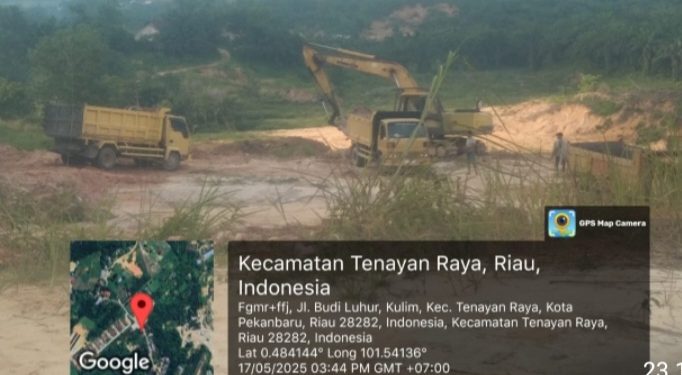 Lingkungan Dirusak, Kegiatan Galian C diduga ILEGAL di Tenayan Raya Disorot Aktifis Lingkungan