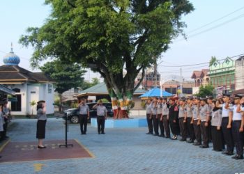 Penghormatan Memasuki Masa Purnabakti, Dokter Senior Lapas Pimpin Apel Pagi