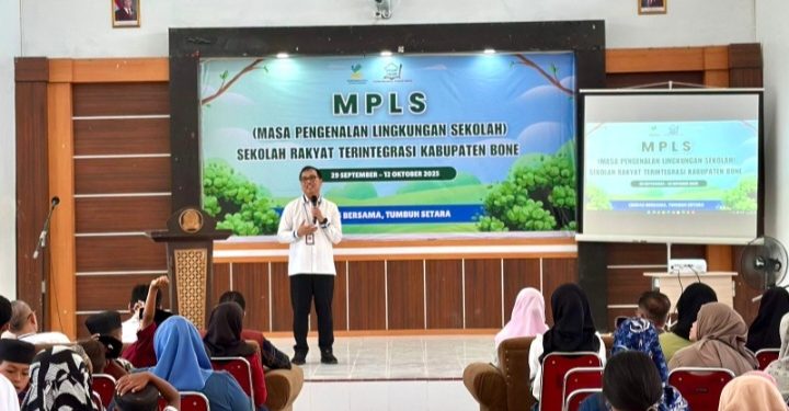 Sentra Pangurangi Dampingi MPLS Sekolah Rakyat Terpadu 61 Bone