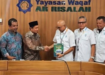 Memperkuat Sinergi Pelayanan Umat: Dirut Perumda AM Kota Padang Audiensi ke Yayasan Wakaf Ar Risalah