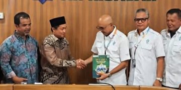 Memperkuat Sinergi Pelayanan Umat: Dirut Perumda AM Kota Padang Audiensi ke Yayasan Wakaf Ar Risalah