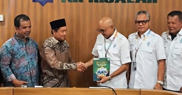 Memperkuat Sinergi Pelayanan Umat: Dirut Perumda AM Kota Padang Audiensi ke Yayasan Wakaf Ar Risalah