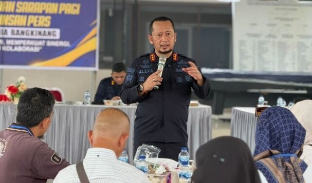 Kalapas Alexander Lisman Putra Gelar Coffe Morning dan Sarapan Bersama Insan Pers